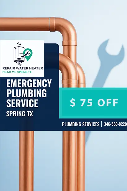 Professional Plumber Inspecting Electric Water Heater in Modern Bathroom Plumber inspects electric water heater